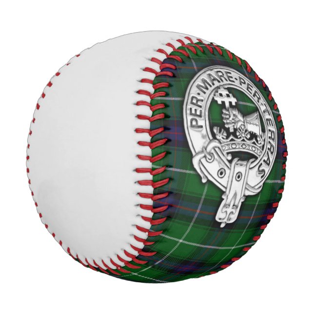 Clan MacDonald von Isles Wappen & Tartan Baseball (Schrägansicht)