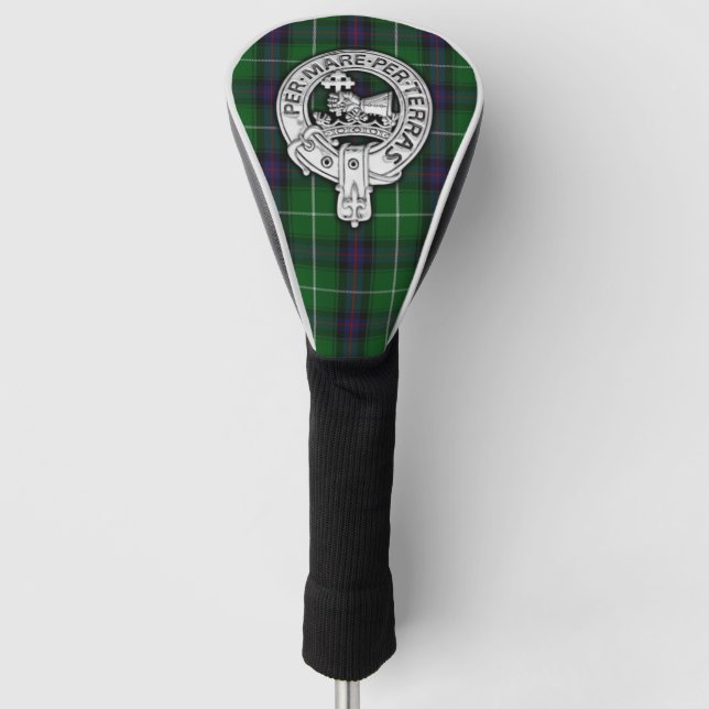 Clan MacDonald von Isles Wappen & Tartan Golf Headcover (Vorderseite)