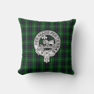 Clan MacDonald von Isles Wappen & Tartan Kissen
