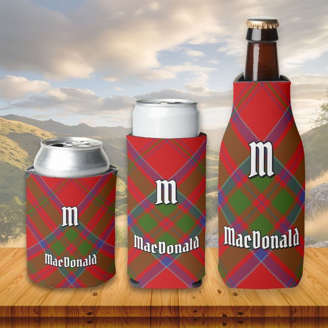 Clan MacDonald von Keppoch Tartan Can Cooler Dosenkühler (Von Creator hochgeladen)