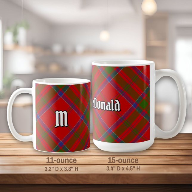 Clan MacDonald von Keppoch Tartan Coffee Tasse (Von Creator hochgeladen)