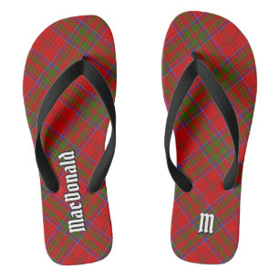 Clan MacDonald von Keppoch Tartan Flip Flops