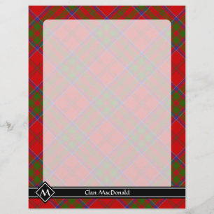 Clan MacDonald von Keppoch Tartan Flyer