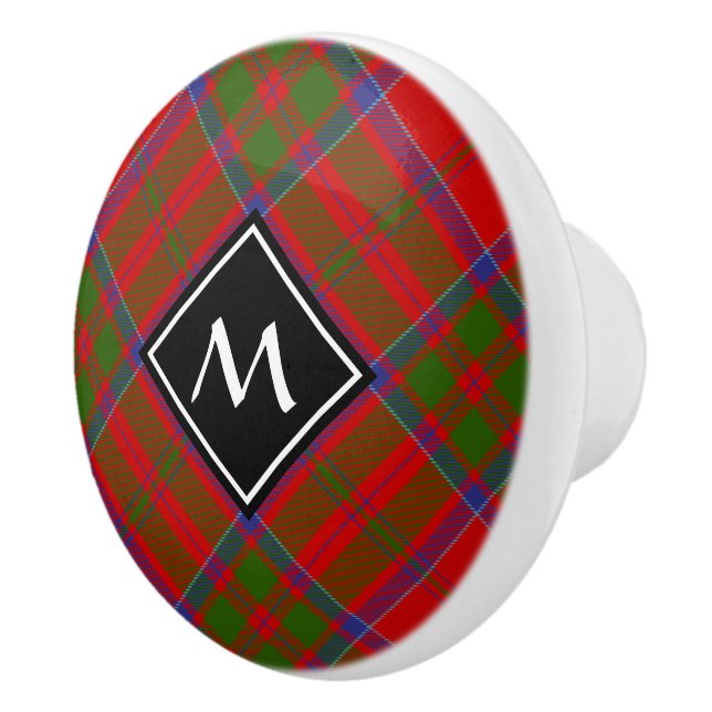 Clan MacDonald von Keppoch Tartan Keramik Knob Keramikknauf (Rechts)
