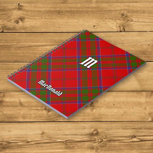 Clan MacDonald von Keppoch Tartan Notebook Notizblock (Von Creator hochgeladen)