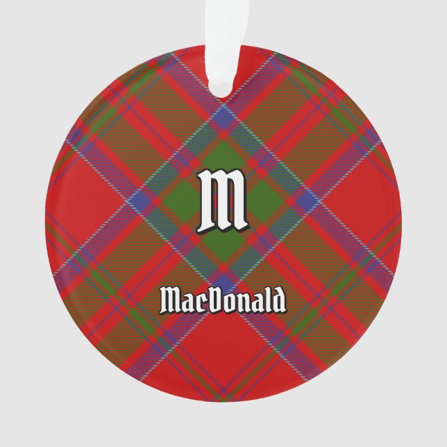 Clan MacDonald von Keppoch Tartan Ornament (Vorderseite)