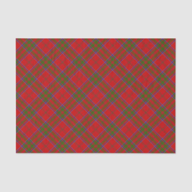 Clan MacDonald von Keppoch Tartan Tissue Paper Seidenpapier (Vorderseite)