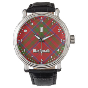 Clan MacDonald von Keppoch Tartan Watch Armbanduhr