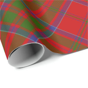 Clan MacDonald von Keppoch Tartan Wrapping Paper Geschenkpapier