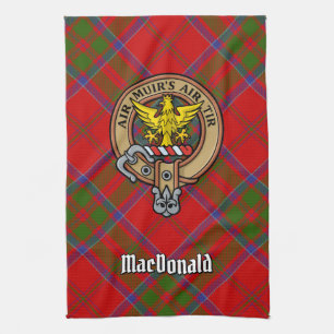 Clan MacDonald von Keppoch Wappen Küchentücher
