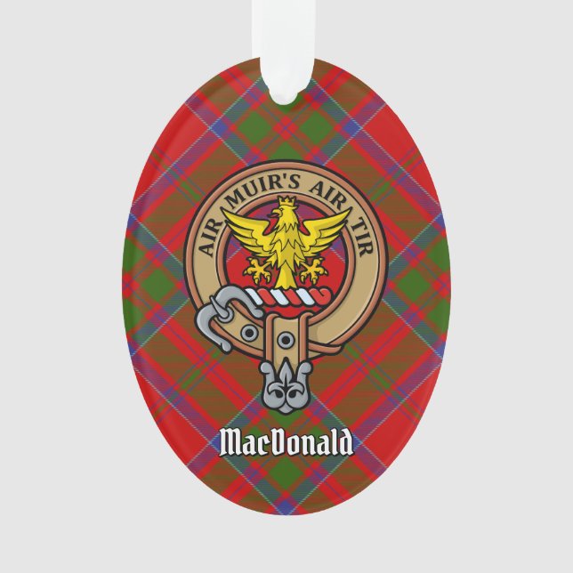 Clan MacDonald von Keppoch Wappen Ornament (Vorderseite)