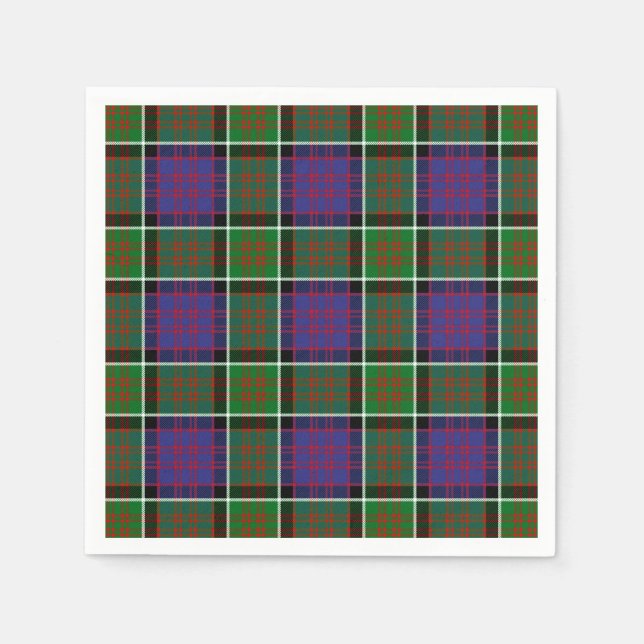 Clan MacDonald von Ranald Tartan Serviette (Vorderseite)
