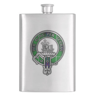 Clan MacDonald Wappen Flask Flachmann