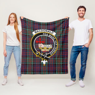 Clan Macdonalds von Donald Tartan Kariert Fleecedecke