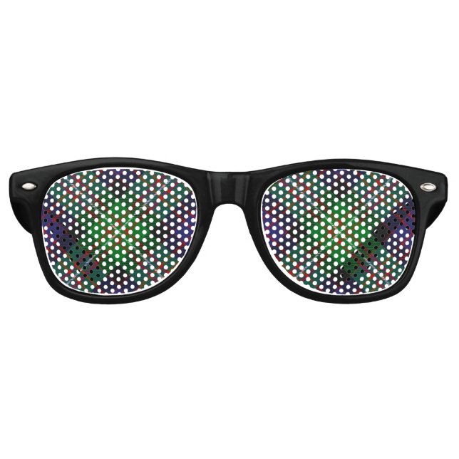 Clan MacDonell of Glengarry Tartan Partybrille (Vorderseite)