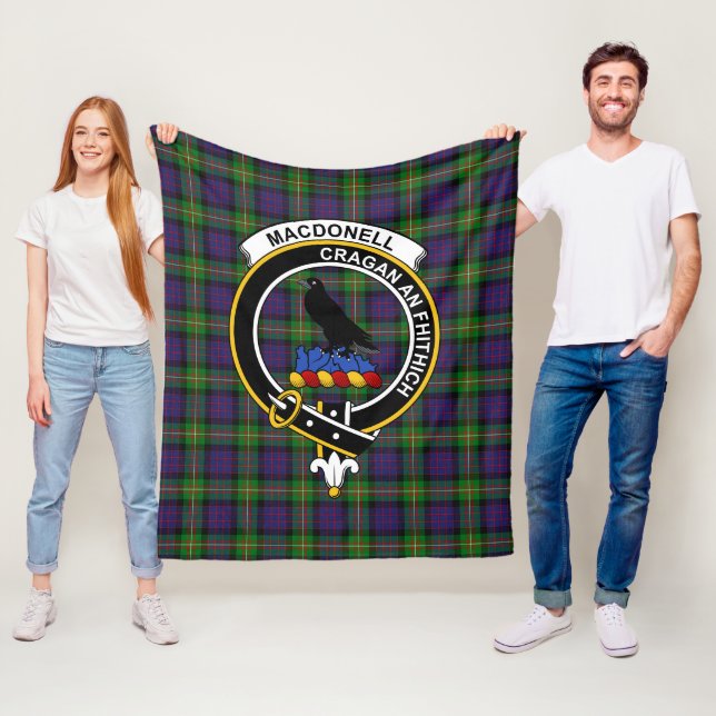 Clan MacDonell von Glengarry Tartan Kariert Fleecedecke (Beispiel)