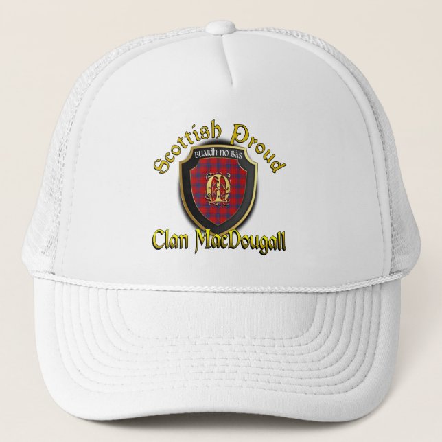 Clan MacDougall Scottish Dynsty Cap Truckerkappe (Vorderseite)
