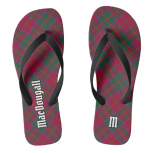 Clan MacDougall Tartan Flip Flops