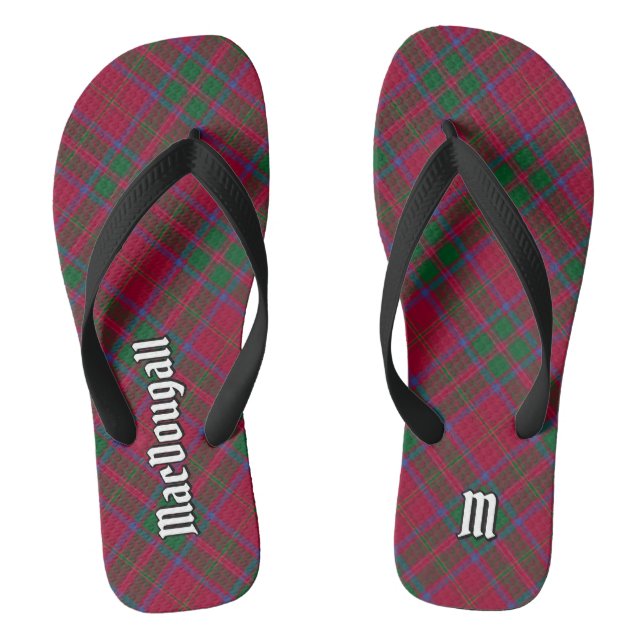Clan MacDougall Tartan Flip Flops (Fußbett)