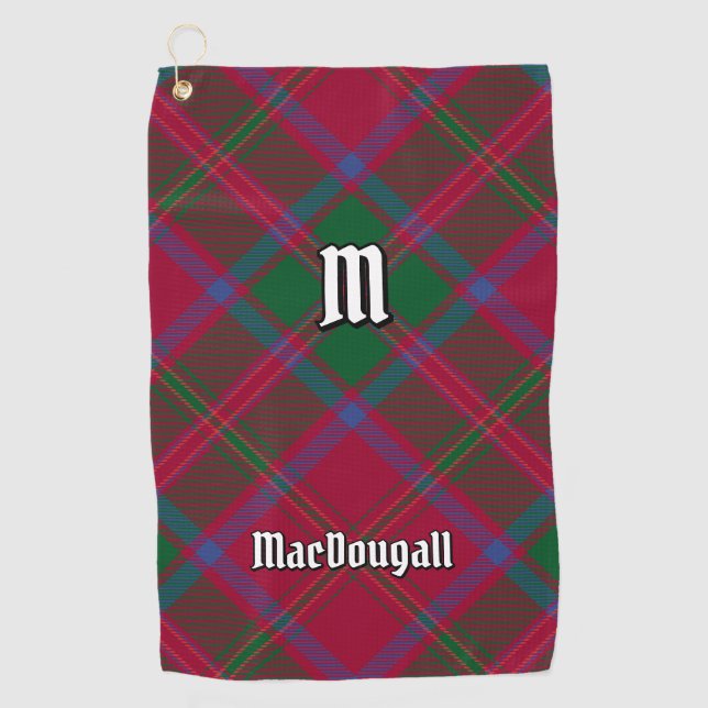 Clan MacDougall Tartan Golfhandtuch (Vorderseite)