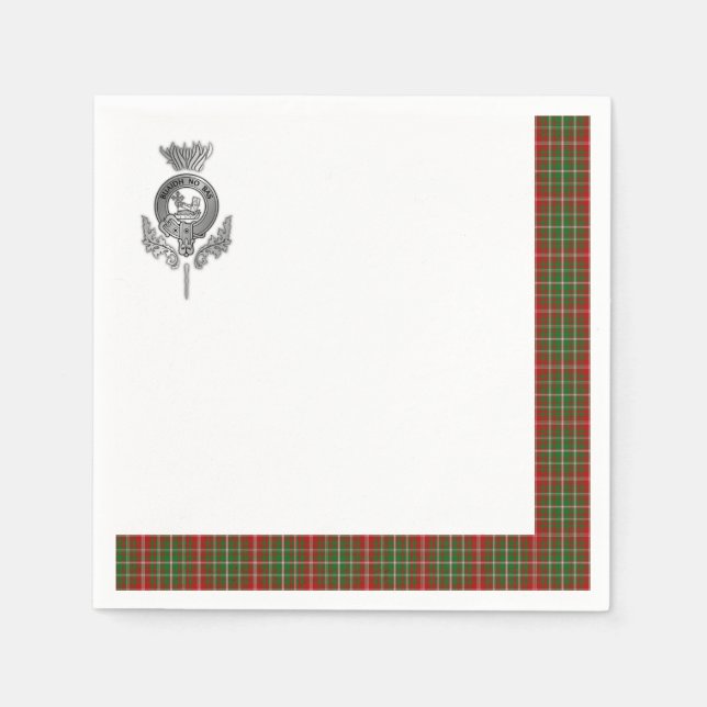 Clan MacDougall Tartan Serviette (Vorderseite)