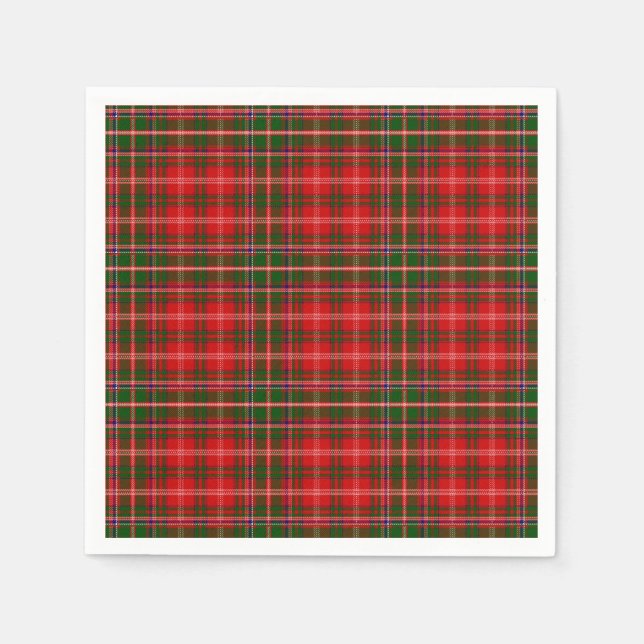 Clan MacDougall Tartan Serviette (Vorderseite)