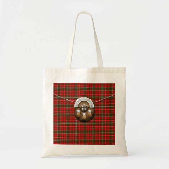 Clan MacDougall Tartan und Sporran Tragetasche (Vorne)