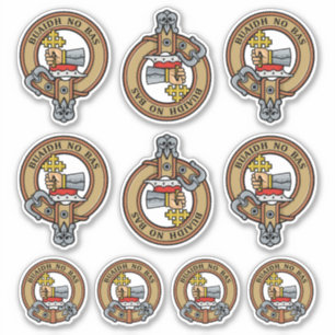 Clan MacDougall Wappen Sticker Set