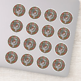 Clan MacDougall Wappen & Tartan Aufkleber