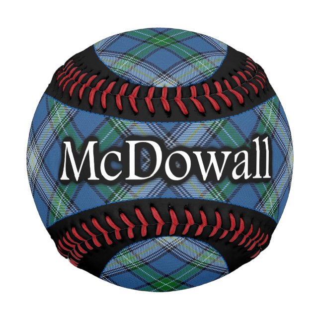 Clan MacDowall McDowall Scottish Tartan Baseball (Vorderseite)