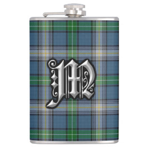 Clan MacDowall McDowell Tartan-alte Flachmann