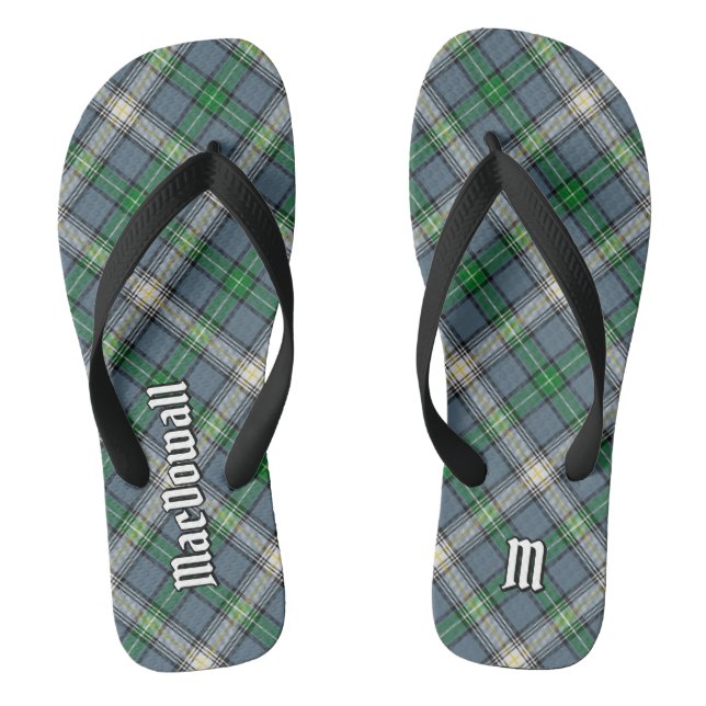 Clan MacDowall Tartan Flip Flops (Fußbett)