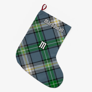 Clan MacDowall Tartan Großer Weihnachtsstrumpf