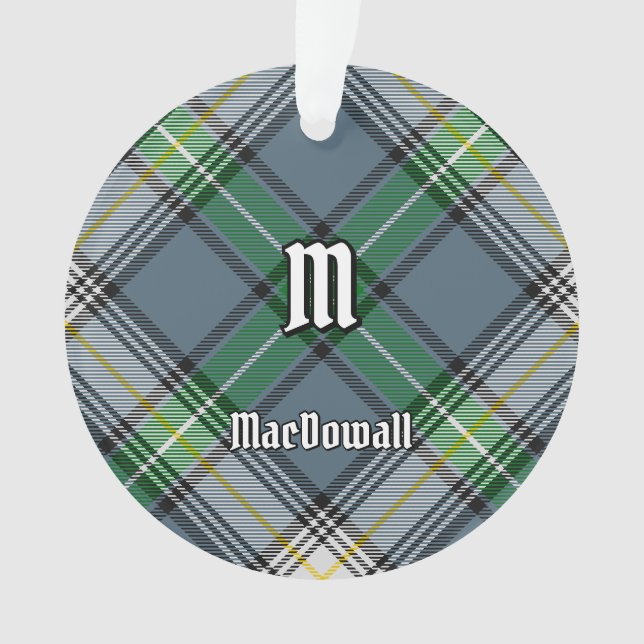Clan MacDowall Tartan Ornament (Vorderseite)