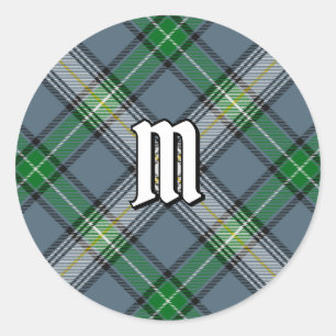 Clan MacDowall Tartan Runder Aufkleber