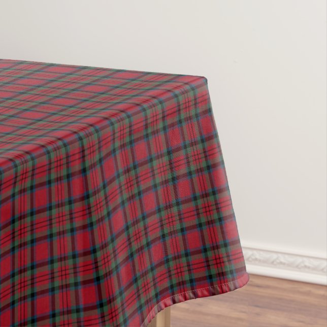 Clan MacDuff Red, Green und Blue Scottish Tartan Tischdecke (Beispiel)