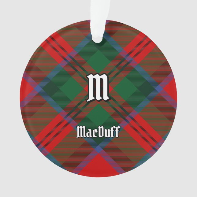 Clan MacDuff Tartan Ornament (Vorderseite)