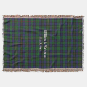 Clan MacEwen Tartan Kariertes, benutzerdefiniertes Decke