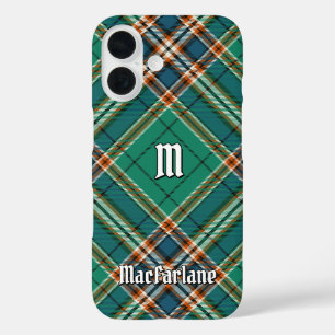 Clan MacFarlane Ancient Hunting Tartan iPhone 16 Hülle