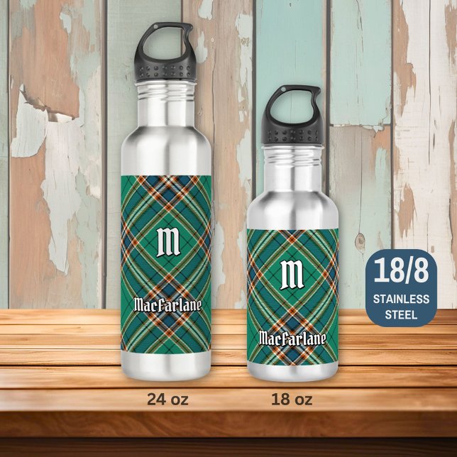 Clan MacFarlane Ancient Hunting Tartan Edelstahlflasche (Von Creator hochgeladen)