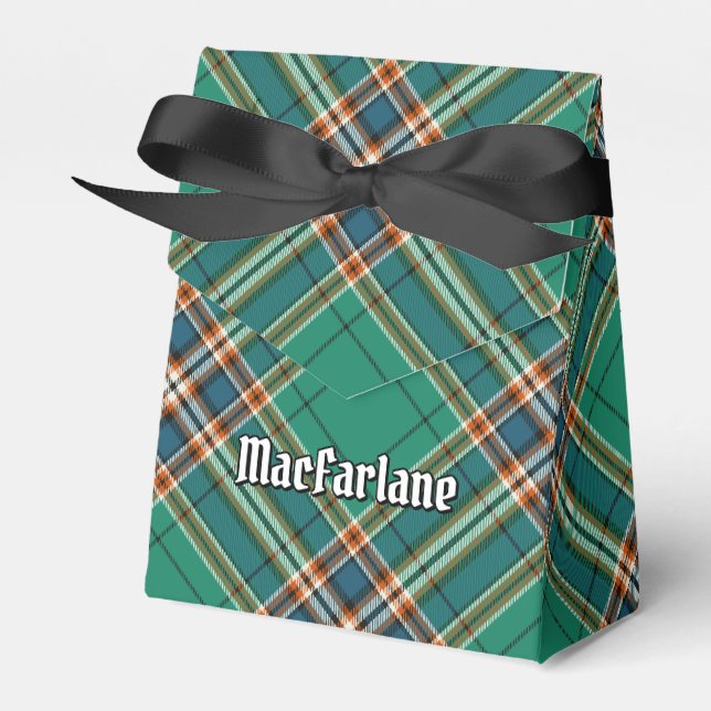 Clan MacFarlane Ancient Hunting Tartan Geschenkschachtel (Vorderseite)