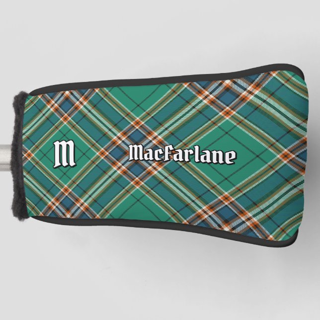 Clan MacFarlane Ancient Hunting Tartan Golf Headcover (Vorderseite)