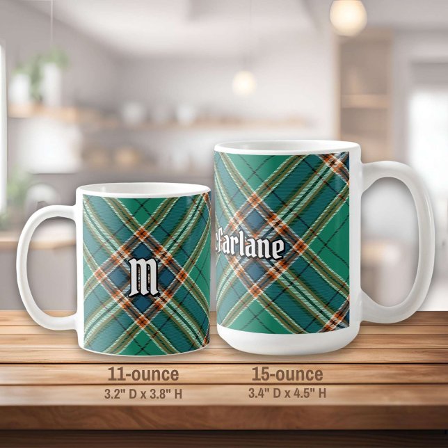 Clan MacFarlane Ancient Hunting Tartan Kaffeetasse (Von Creator hochgeladen)