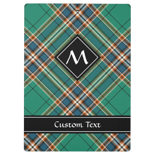 Clan MacFarlane Ancient Hunting Tartan Klemmbrett (Rückseite)
