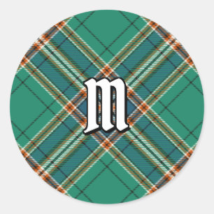 Clan MacFarlane Ancient Hunting Tartan Runder Aufkleber