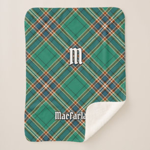 Clan MacFarlane Ancient Hunting Tartan Sherpadecke