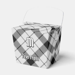 Clan MacFarlane Black and White Tartan Geschenkschachtel