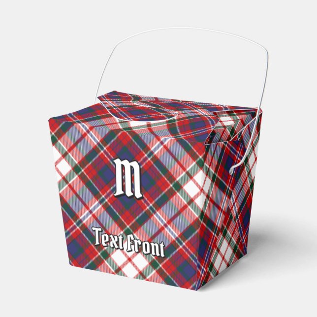 Clan MacFarlane Dress Tartan Geschenkschachtel (Vorderseite)