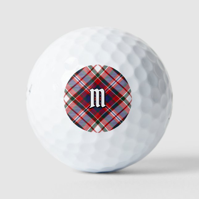 Clan MacFarlane Dress Tartan Golfball (Vorderseite)