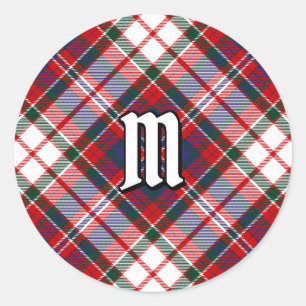 Clan MacFarlane Dress Tartan Runder Aufkleber